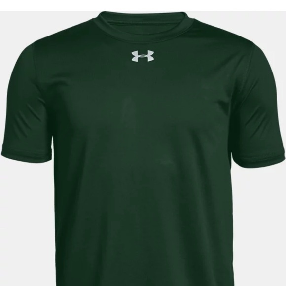 Under Armour New with Tags Loose Mens Army Military Green T Shirt Size Small - Picture 3 of 11